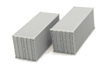 N Gauge Two 20ft Containers