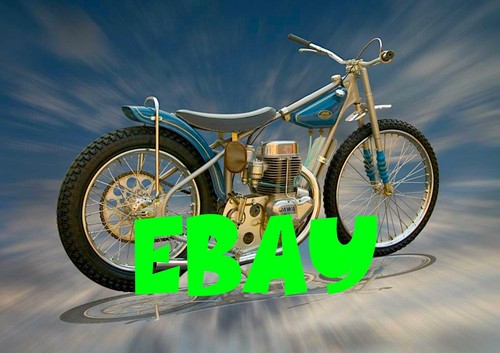 Speedway jawa motorcycle card - jawa,