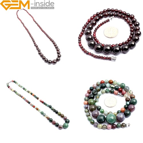 Beaded graduated gemstone - beaded,
