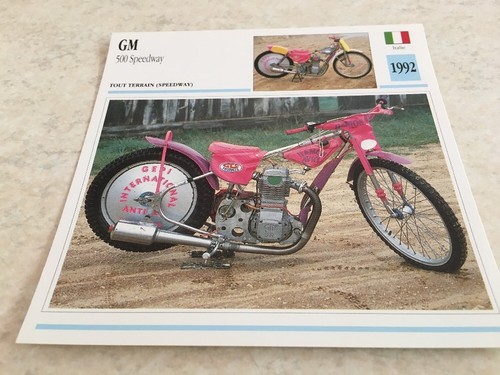 Motorcycle card 500 - card,