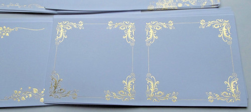 Square fancy gold foiled - 24,