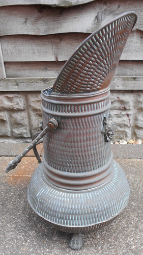 Vintage copper ornate - copper,