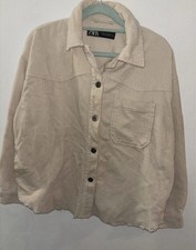 Zara Women's Corduroy Cream