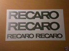 Recaro sticker set sticker