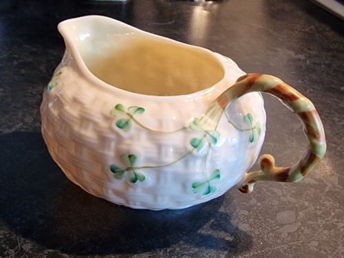 Vintage irish belleek shamrock - vintage,