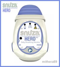 SNUZA HERO Baby Movement Monitor CORDLESS PORTABLE Breathing Sensor Nappy Alarm: