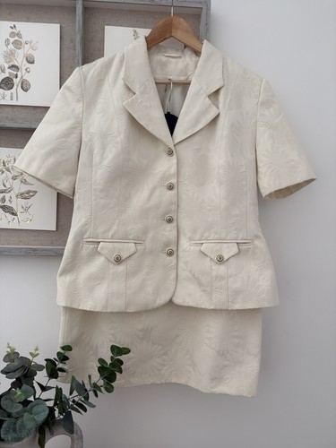 Vintage hamells cream jacquard - cream,