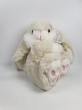 Keel Toys Simply Soft Collection Bunny Rabbit Plush Toy Ribbon Bow Patchfoot 10"