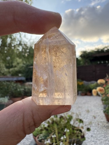 Girasol quarts with dentrites - with,