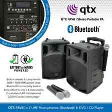 QTX PAV8 Portable PA System 2