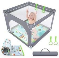 with Mat 90cm x 90cm Playpen