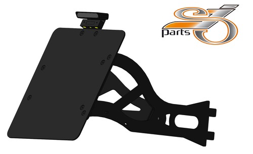 Side license plate holder - side,