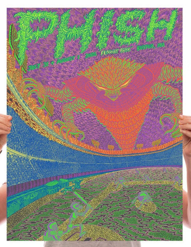 Phish poster fenway - phish,