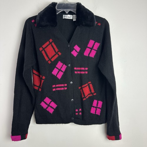 Vintage y2k black faux fur - vintage,