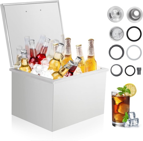 Commercial drop ice chest - drop,