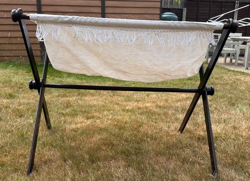 Vintage travel cot folds flat - travel,