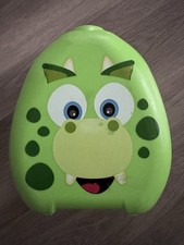 My Carry Potty Green Dino Used Kids Toilet Travel Clean Dinosaur Dragon