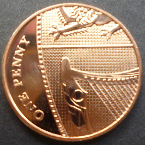 2010 uncirculated one pence - one,
