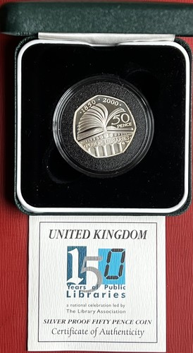 2000 silver proof pence - 2000,