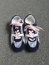 Blue and white Azarey Shoes