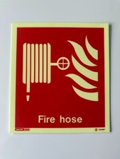 JALITE AAA Photoluminescent Fire Hose Reel Safety Sign