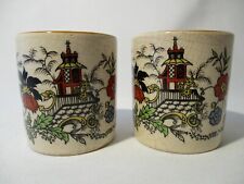 Pair of Vintage Lancaster & Sandland, Lancaster, 'Sandland Ware' Small Pots