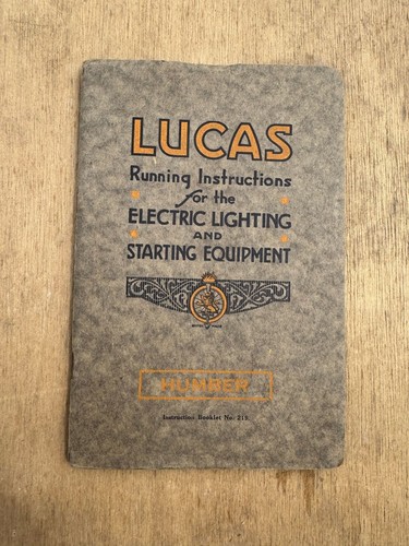 Lucas electric lighting - lucas,