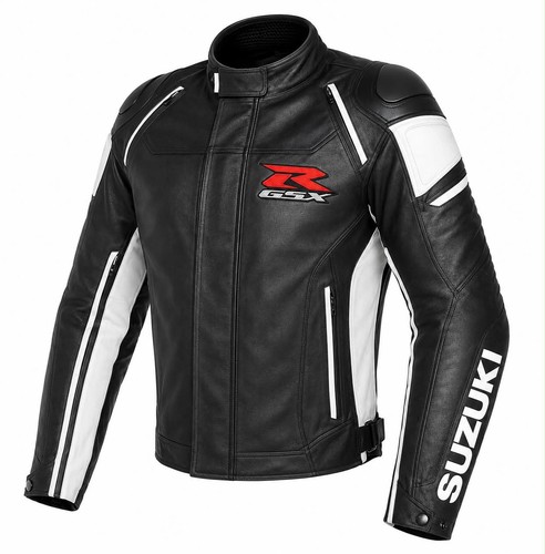 Suzuki gsxr black leather - suzuki,