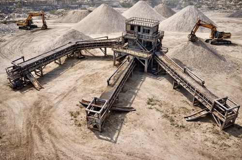 Wash plant model - wash,