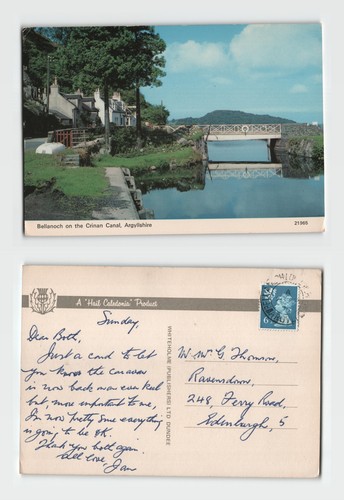 Postcard bellanoch crinan - bellanoch,
