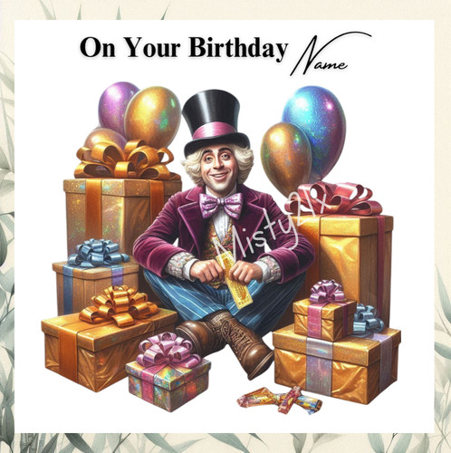 Personalised willy wonka 1971 - personalised,