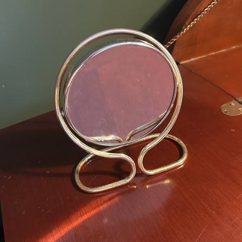 Vintage brass table - brass, top