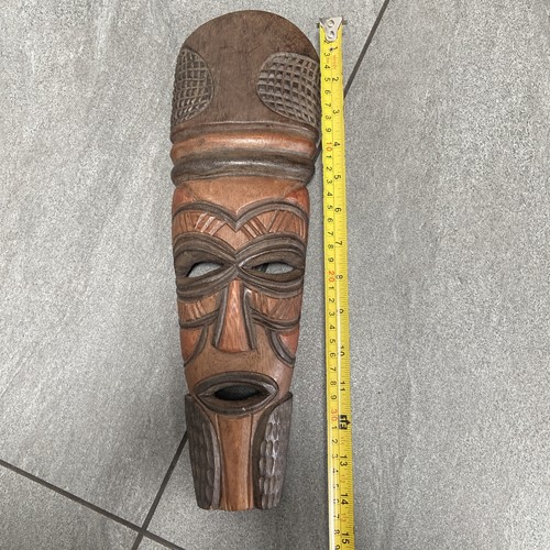 African mask wall - mask, hanging
