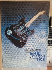 ERIC CLAPTON VERY RARE 1998 TOUR POSTER IN MINT CONDITION