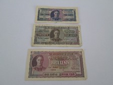 3 VINTAGE 1940s CEYLON
