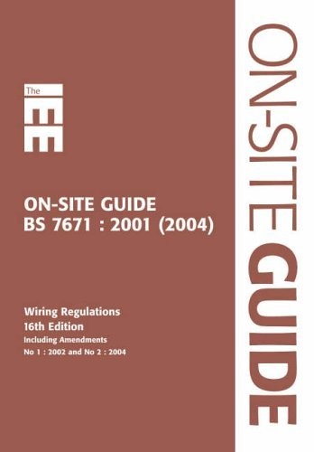 Iee site guide bs 7671 - on,