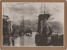 WHITBY, DOCK EMD By Frank Meadow Sutcliffe - Vintage 8 x 6 Inch PHOTO (1973)