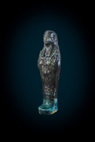 Ancient egyptian black ushabti - egyptian,