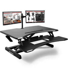 Duronic Sit-Stand Desk DM05D16 | Height Adjustable Office Workstation | 64x45.5c