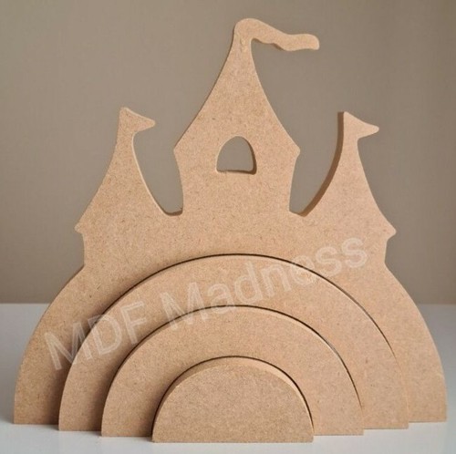 Mdf craft shape wooden 3d - shape.,