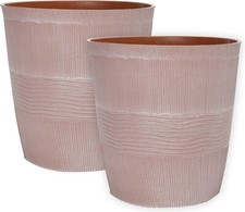 Terracotta plastic flower - plastic,