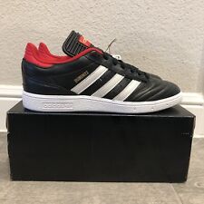 New Adidas Originals Busenitz Pro Black Red Leathers Sneakers Mens Shoes Size 10