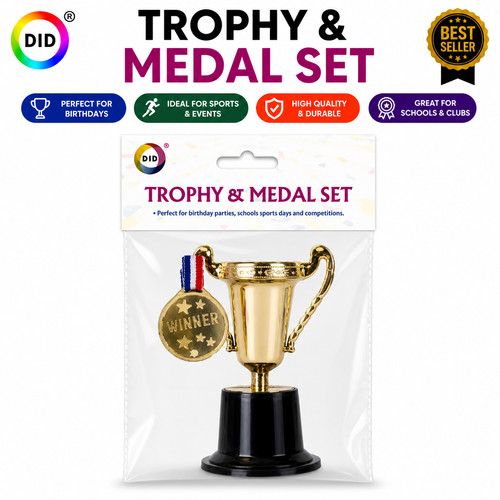 Winner trophy and medal - winner,