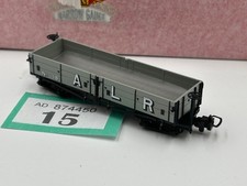 Bachmann OO9 393-055 Class D Bogie open wagon in Ashover Railway light grey (...