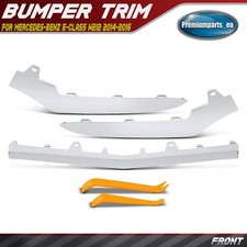3x Front Chrome Bumper Trim