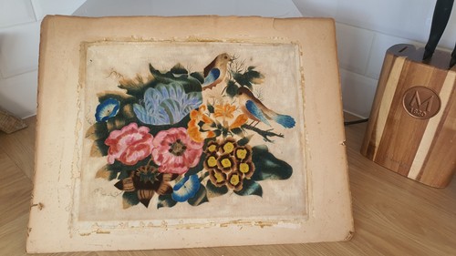 Very old hand painted - hand, picture