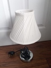 Homebase Table Lamp Touch Activated Control Soft Night Light Bedside Desk 