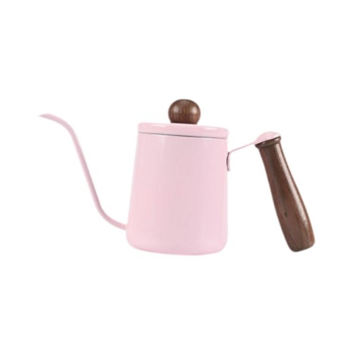 Gooseneck kettle wooden handle - wooden,
