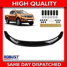 BONNET WIND STONE DEFLECTOR PROTECTOR GUARD FOR NISSAN NAVARA 2016-2022