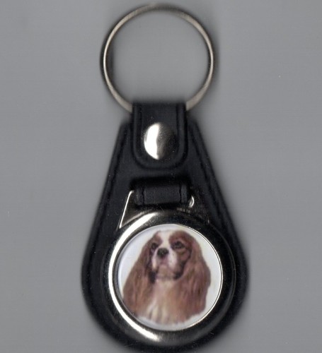 Dog keyring cavalier king - dog,